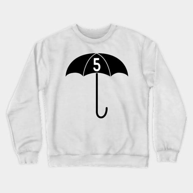 Number 5 Umbrella Academy Crewneck Sweatshirt by Kawaii_Tees